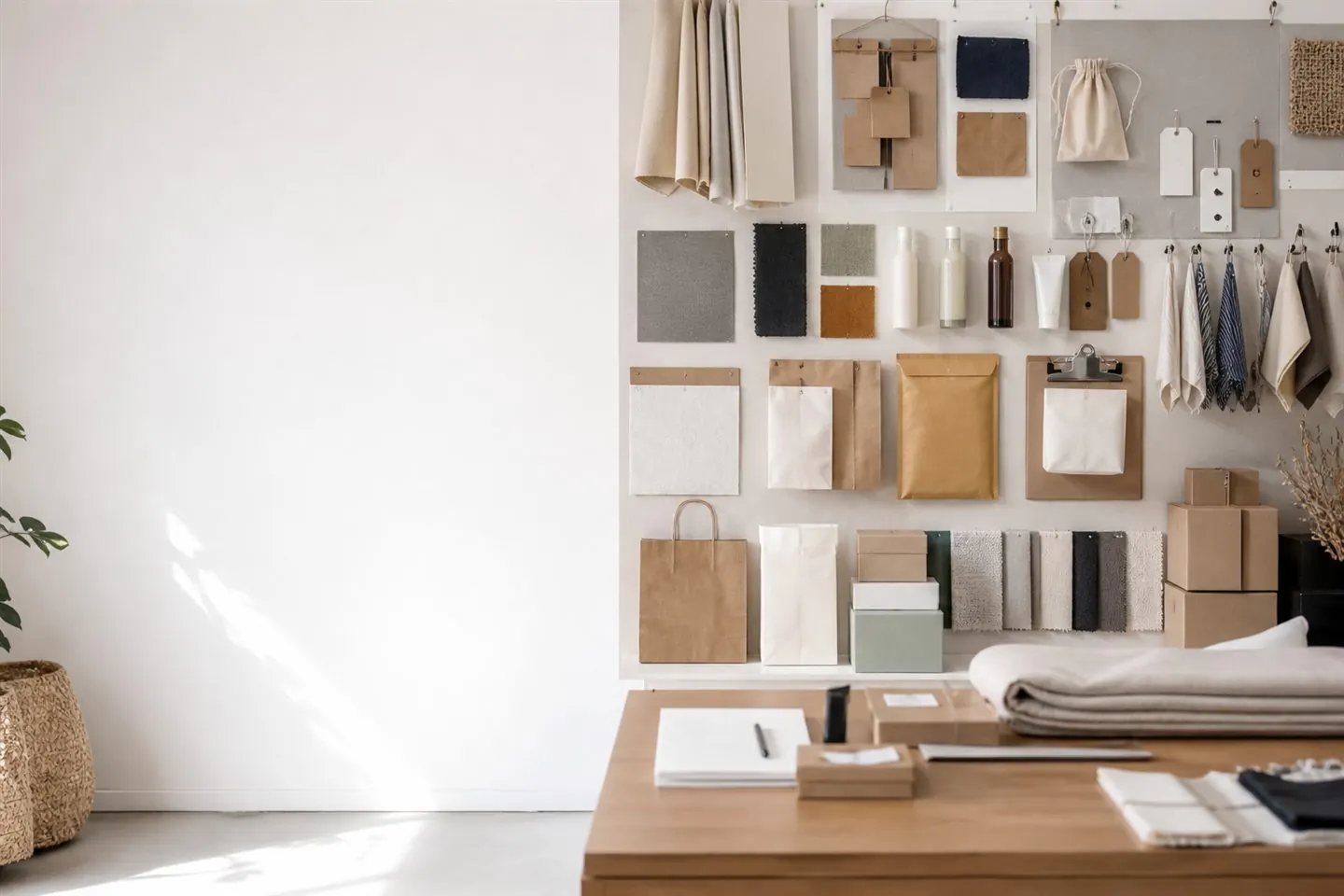 Muster, Materialien und Logistiklösungen im Sourcing-Studio verglichen