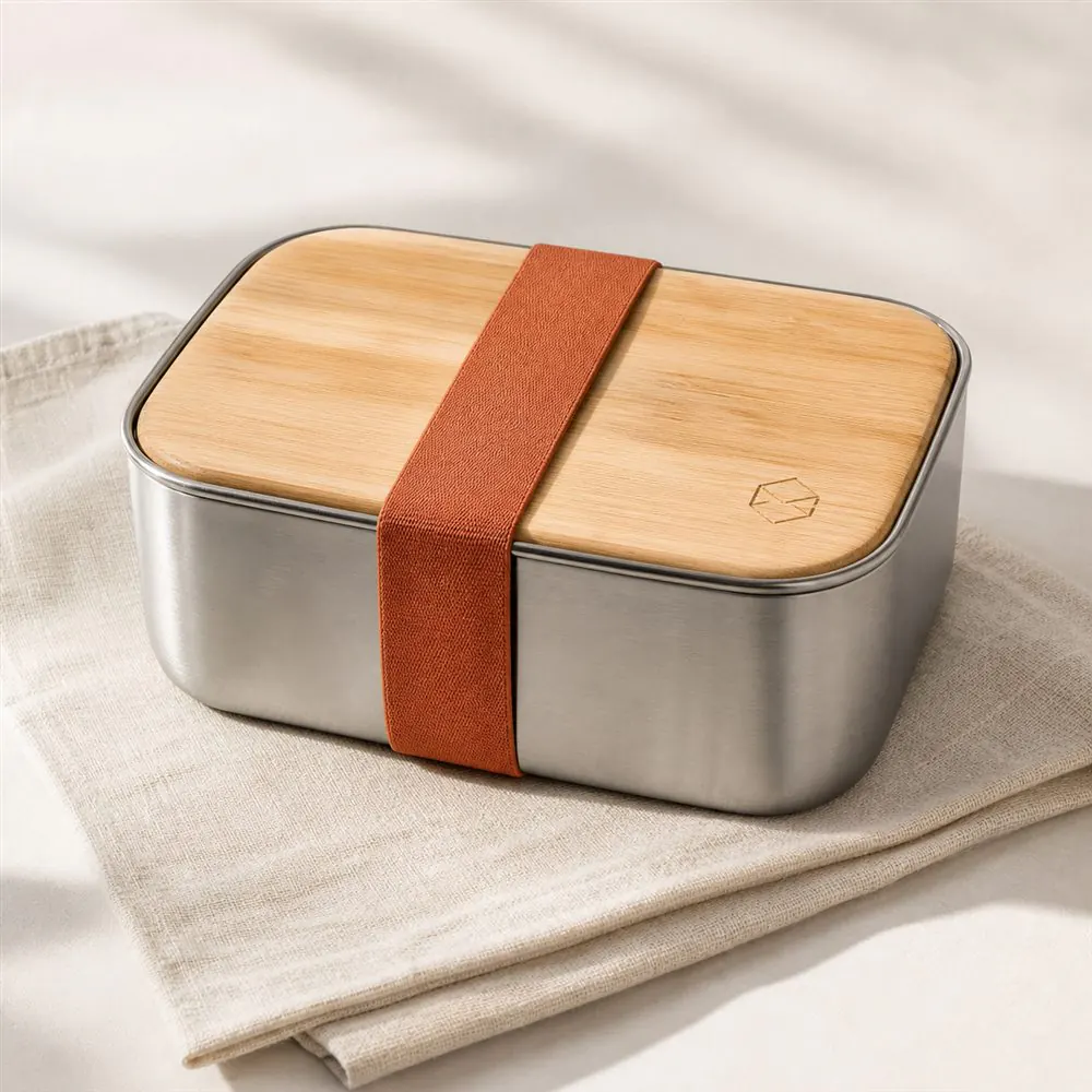 Lunch Box — Acciaio inox o polipropilene riutilizzabile