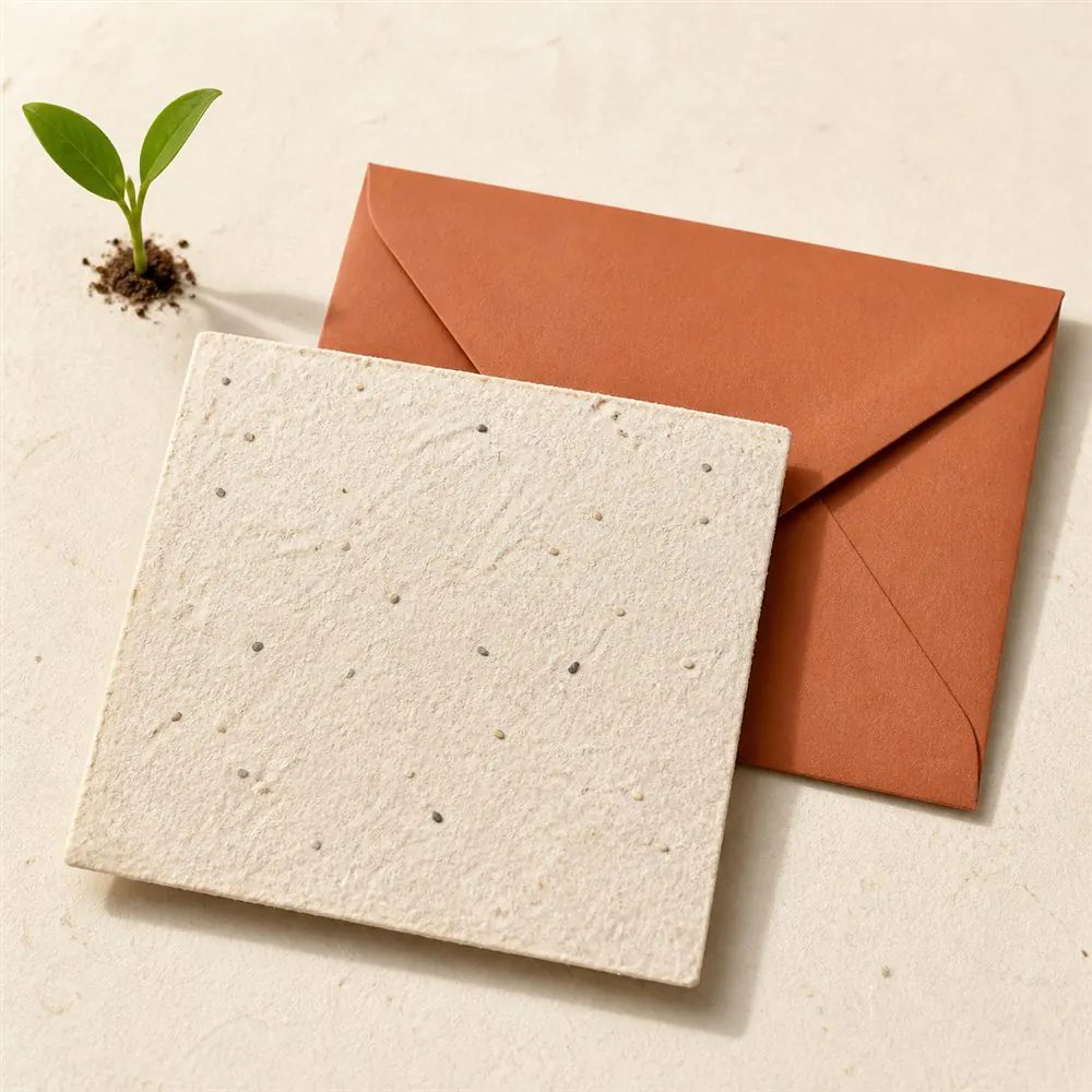 Seed Paper Card — Carta con semi