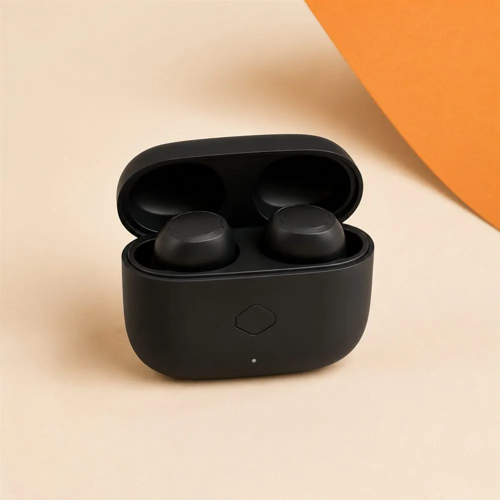 Wireless Earbuds — Auricolari wireless con custodia compatta