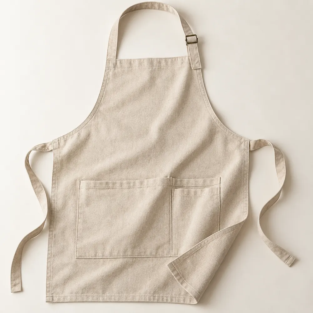 Grembiule da laboratorio personalizzato — Tela di cotone con tasche